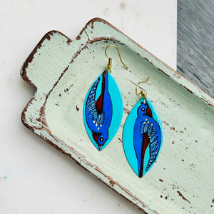 One-of-a-Kind Earrings: Swallow series