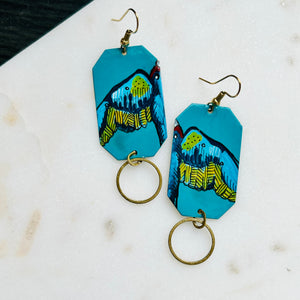 One-of-a-Kind Earrings: Swallow series