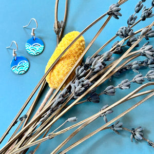 One-of-a-Kind Earrings: Waves