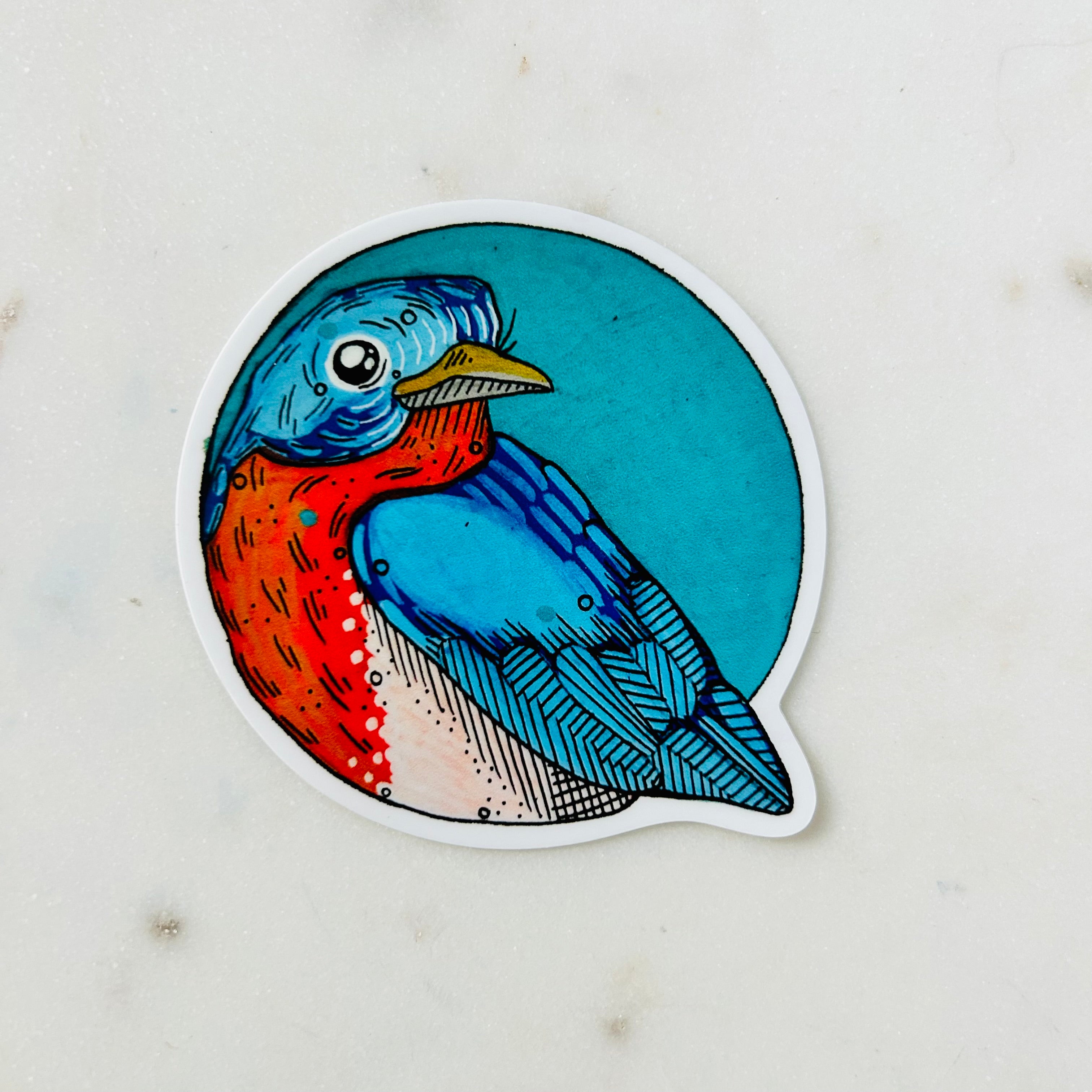 Bluebird Vinyl Sticker