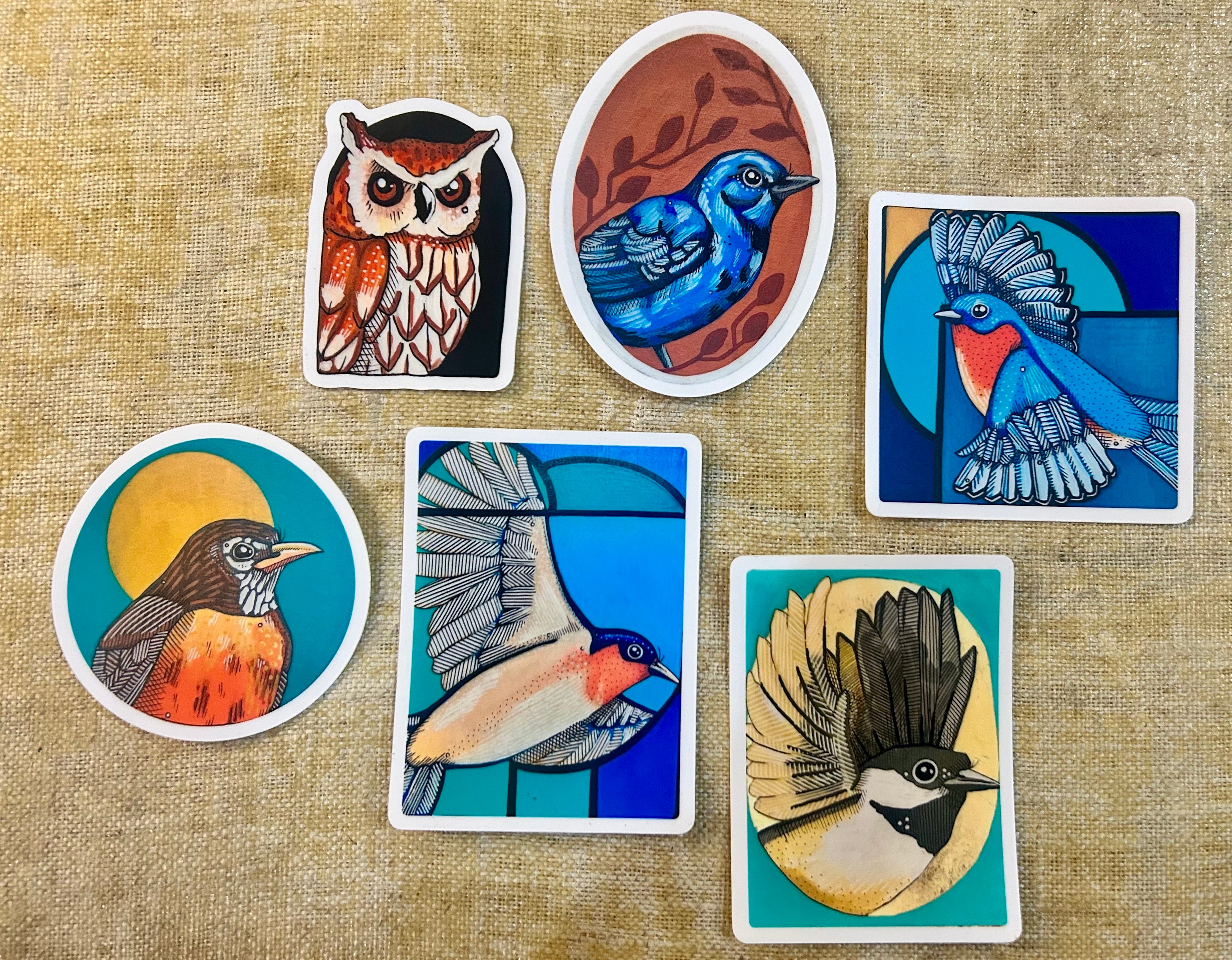 Great Horned Owl Vinyl Sticker