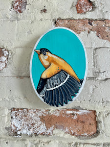 Goldfinch: Original Ink & Acrylic Illustration on canvas