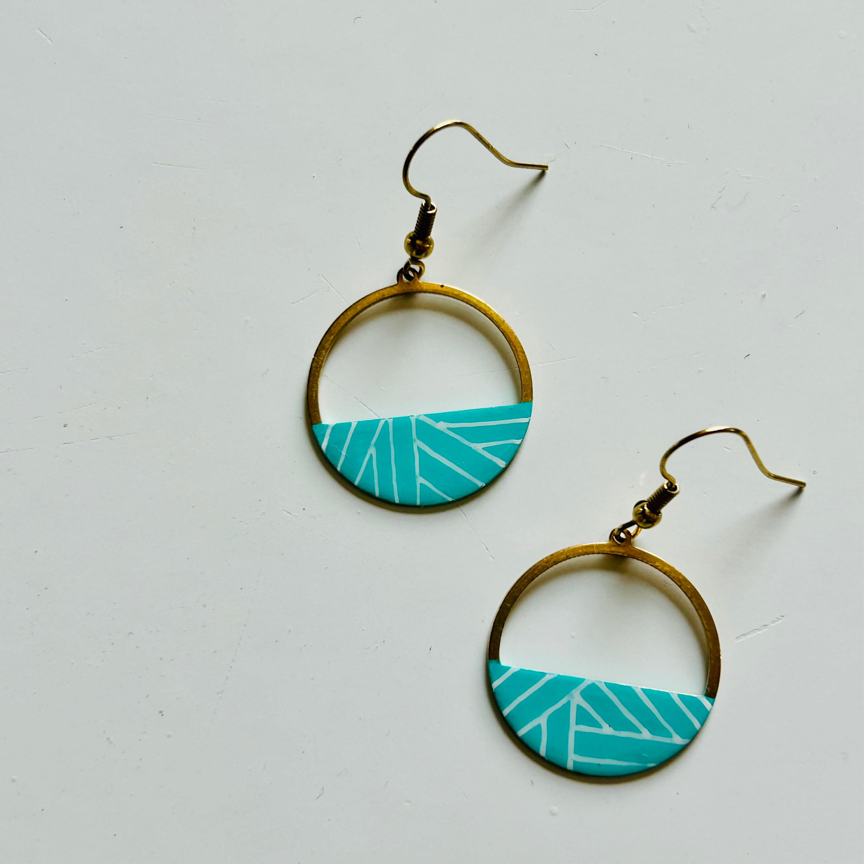 Crescent Hoop Earrings-Vibe