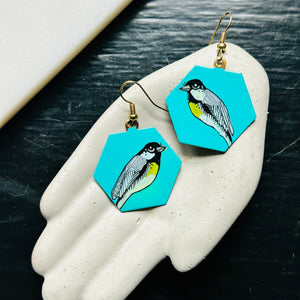 One-of-a-Kind Earrings: Chickadee series