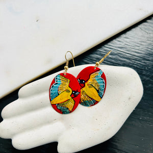 One-of-a-Kind Earrings: Swallow series