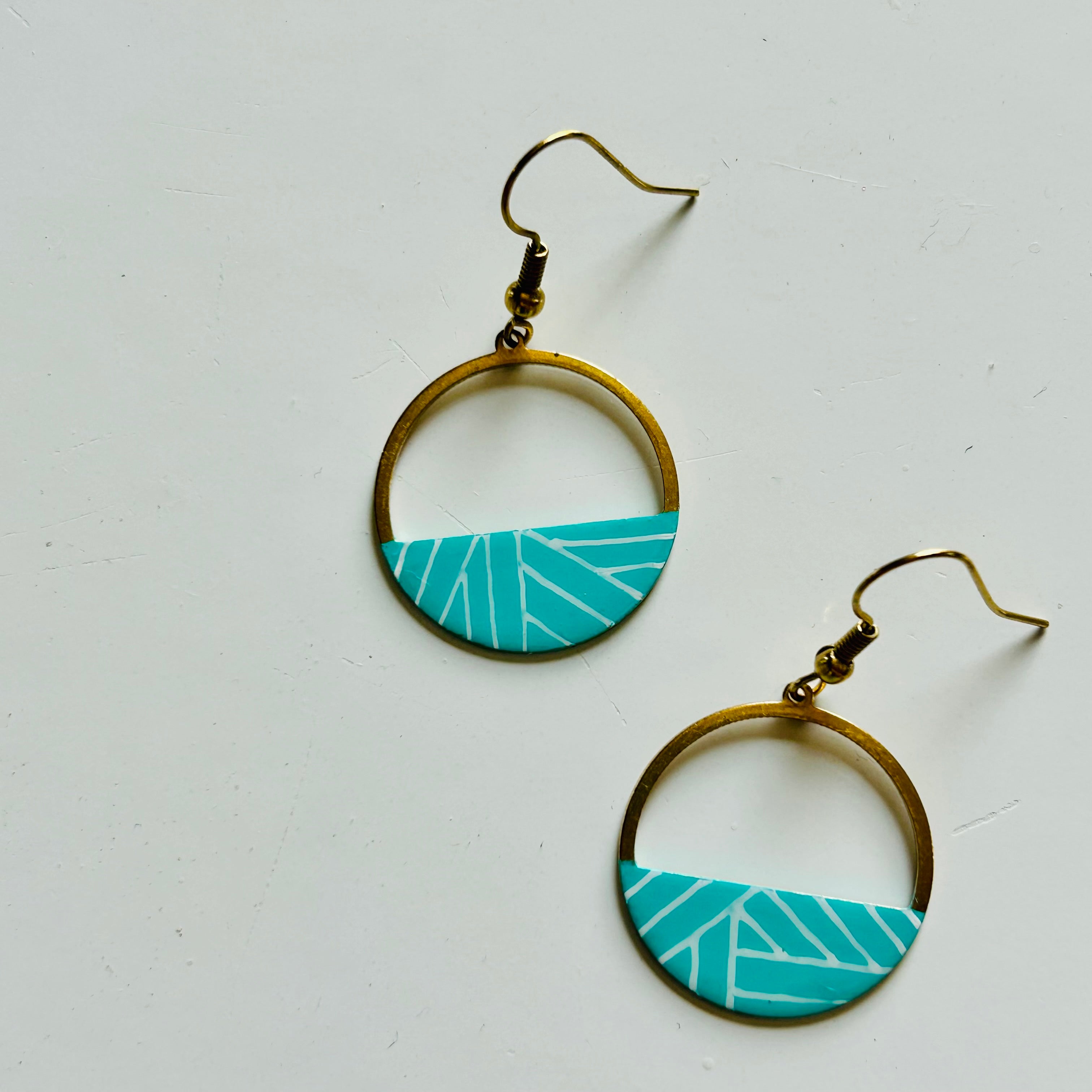 Crescent Hoop Earrings-Vibe