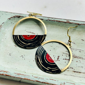 Record Store Earrings