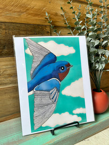 Bluebird & A Blue Blue Sky