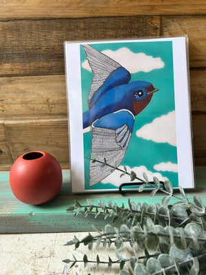 Bluebird & A Blue Blue Sky