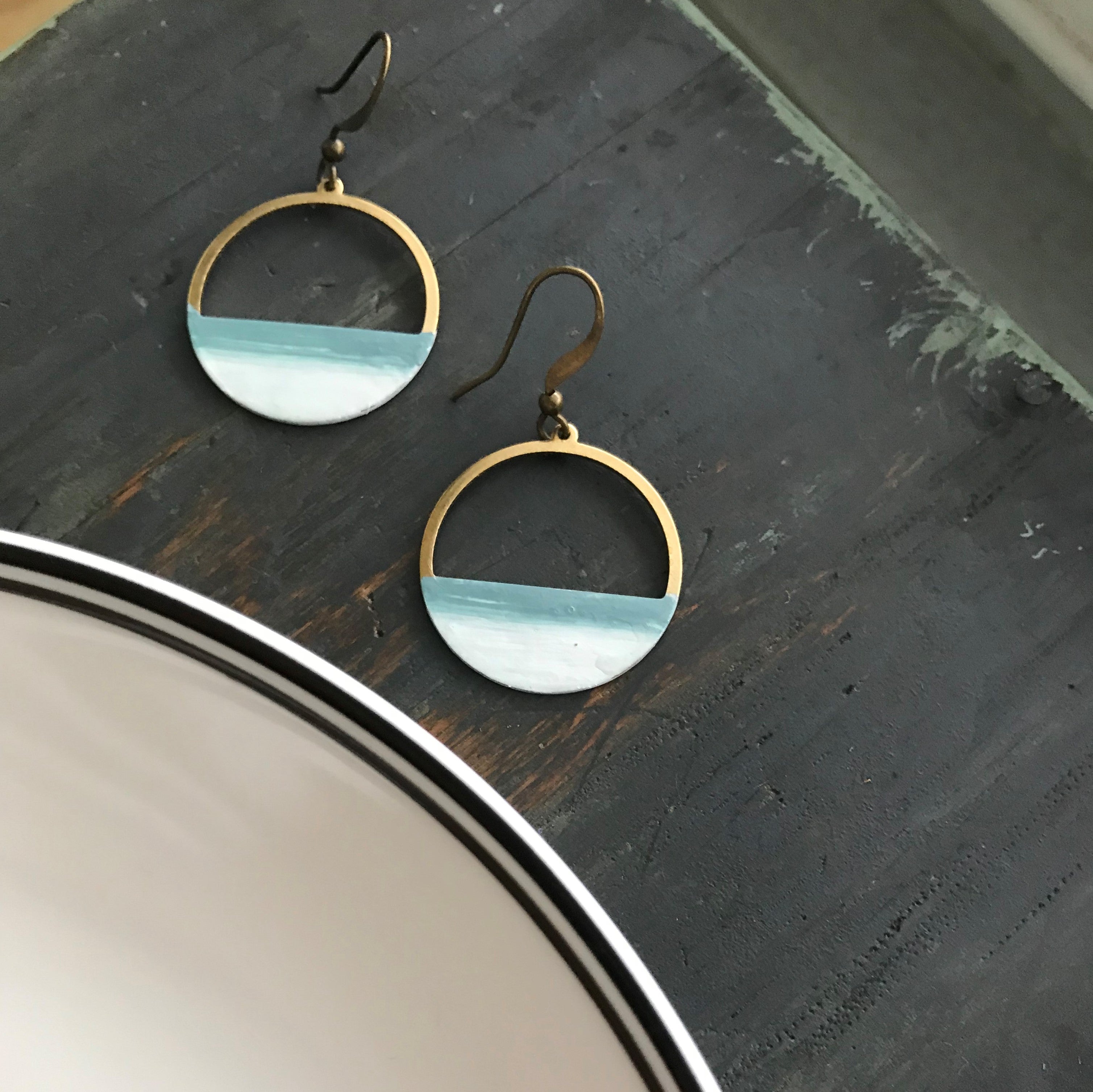 Crescent Hoop Shoreline Earrings