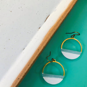 Crescent Hoop Shoreline Earrings