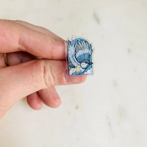 Chickadee Arch Acrylic Pin