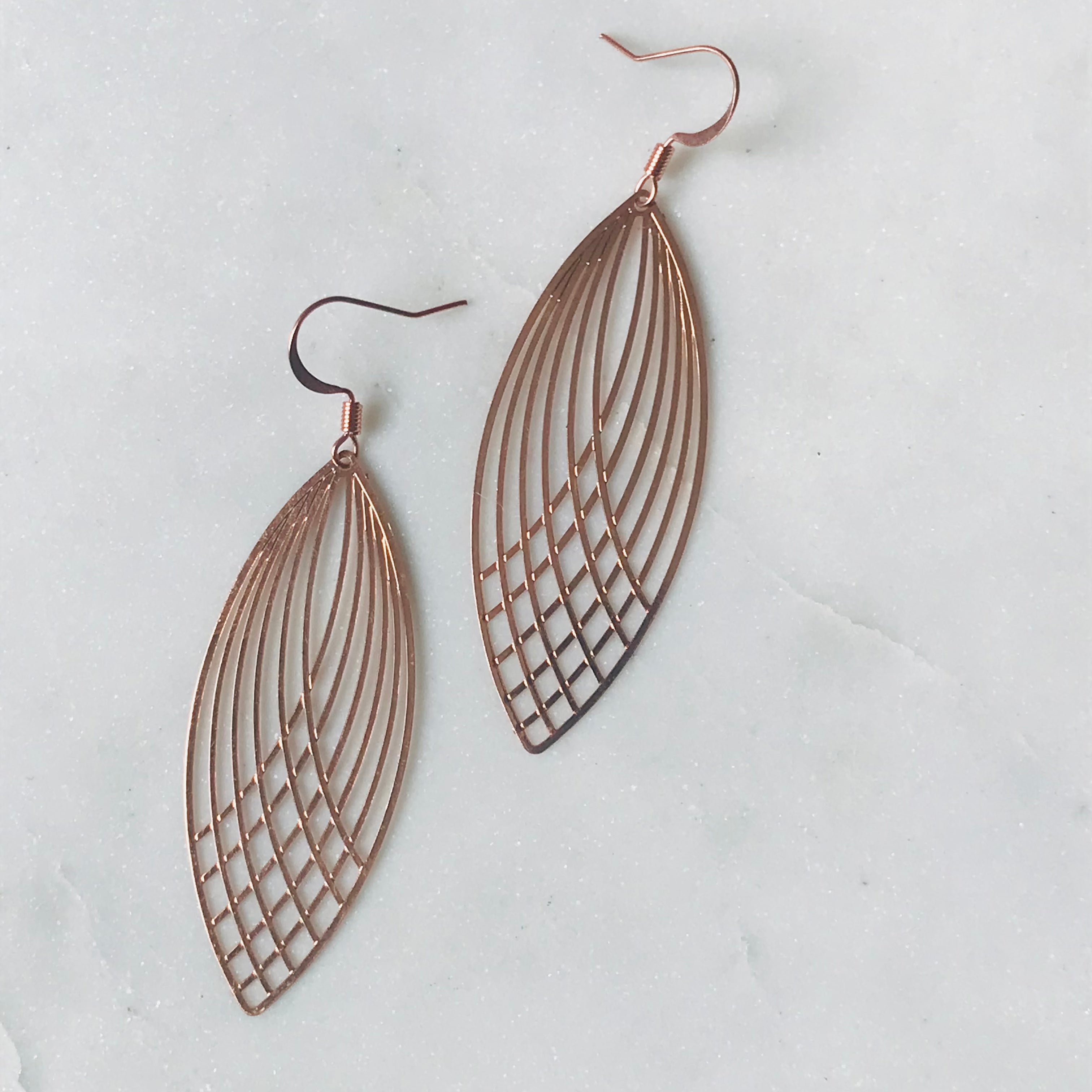 Lace Leaf Earrings